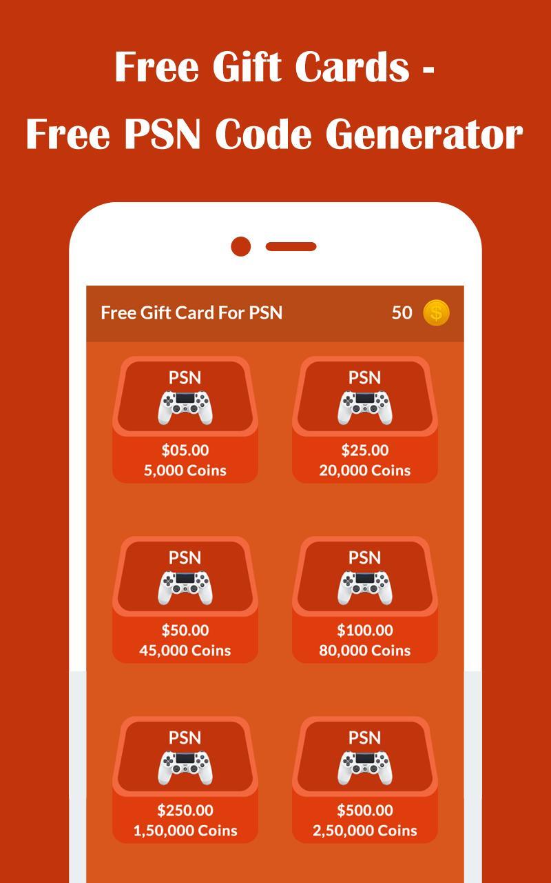 Android gift card code generator free download games